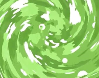 Portal de Rick y Morty - Ventilador proyector holográfico 3D portátil para cosplay Mk.II