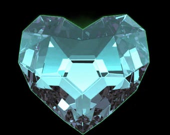 Emote Corazón de Diamante de Emma - Ventilador proyector holográfico 3D portátil para cosplay Mk.II