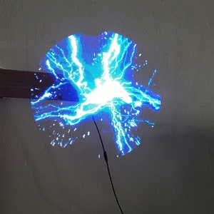 Anime Storm Lightning Charge up - Cosplay 3D Holographic Handheld Projector Fan Mk.II