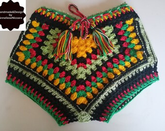 Granny square shorts | Etsy Italia