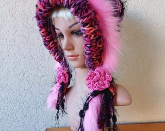 Pixie HAT crochet/fairy tale hat/bohemian hat/Unique hat /Gift for her