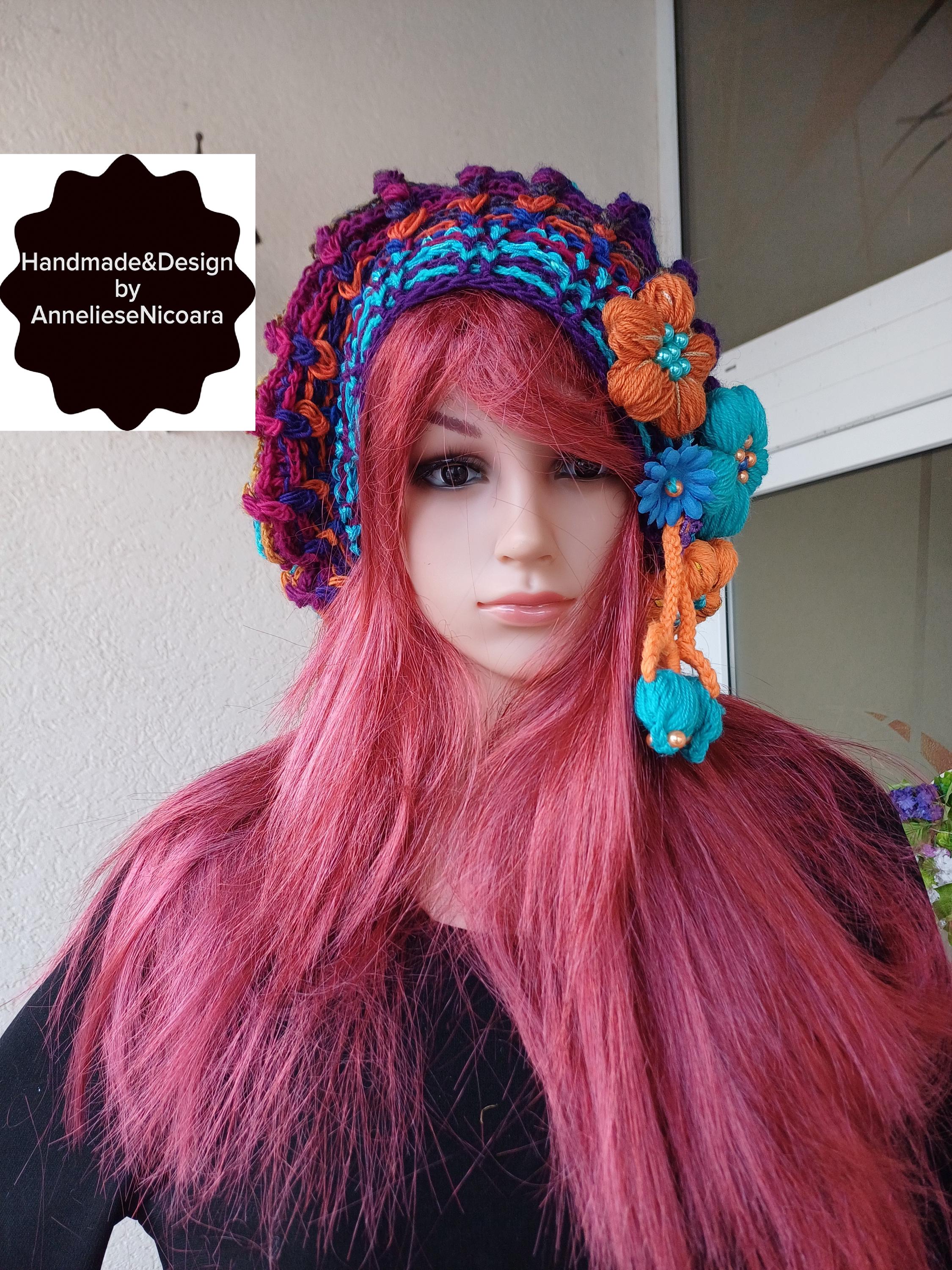Premium Slouchy Beret/hand Crochet Bohemian Beret/luxury 