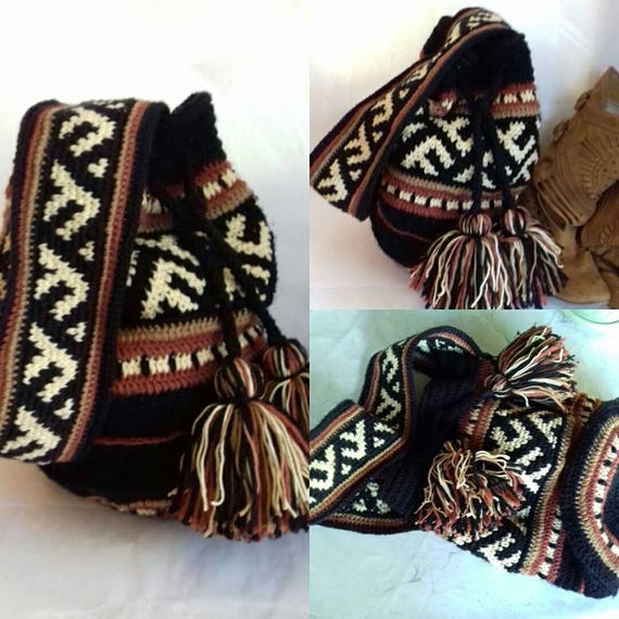 Tribal Mochila Wayuu Bag Wayuu Way Bag/wayuu Crochet - Etsy