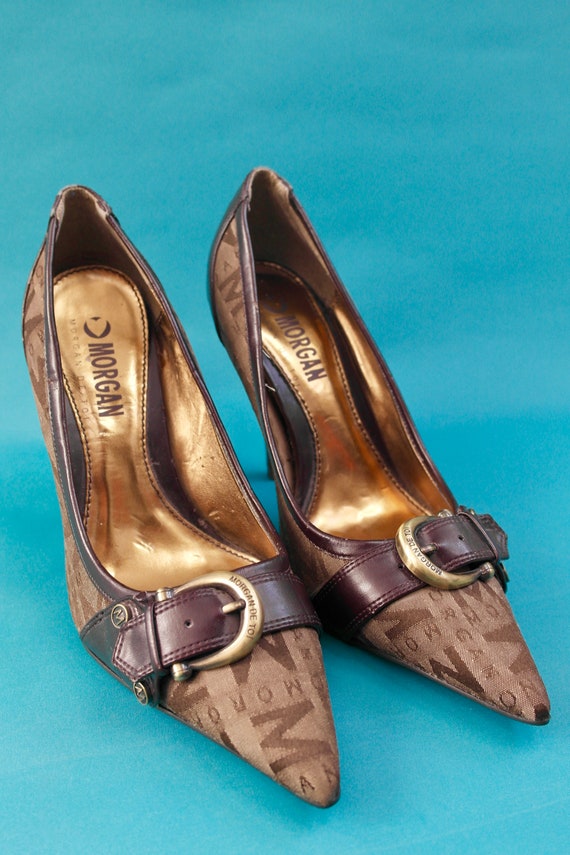 Morgan De Toi Y2K Stiletto Heels Vintage 00s Heeled Shoes 