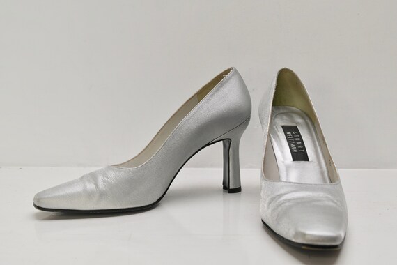 Silver Heel Shoes, Stuart Weitzman Heels, Ladies … - image 7