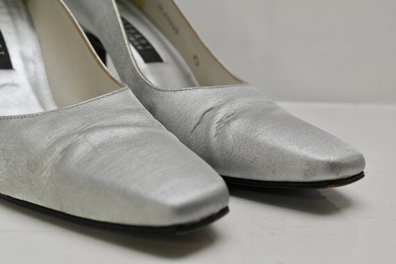 Silver Heel Shoes, Stuart Weitzman Heels, Ladies … - image 8