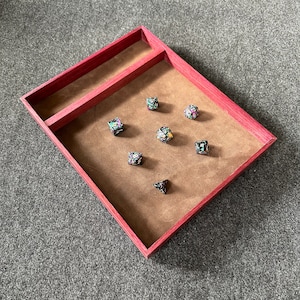 Purpleheart Table Dice Tray Box
