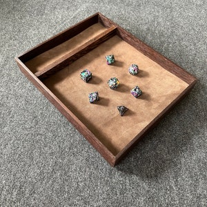 Wenge Table Dice Tray Box