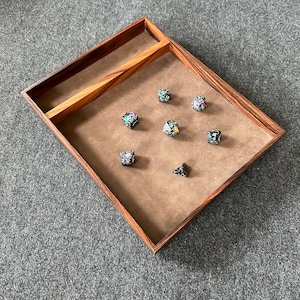 Bolivian Rosewood Table Dice Tray Box