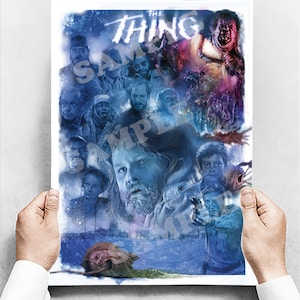 John Carpenter&#39;s The Thing A3 poster