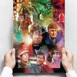 Doctor Who Terror of the Zygons version 2 A3 Poster