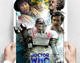 Poster Robot Doctor Who A3