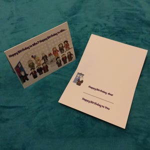 Doctor who birthday cards