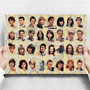 Doctor Who 1996-2022 Companions poster A3