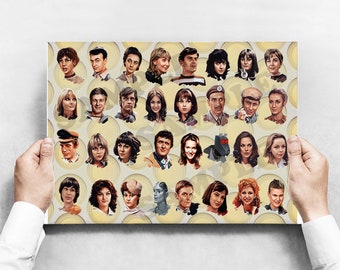 Doctor Who 1996-2022 Companions poster A3