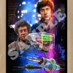 Roj Blake from Blake&#39;s 7 poster A3