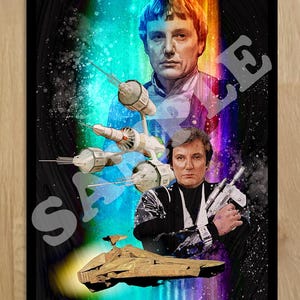 Kerr Avon from Blake&#39;s 7 poster A3