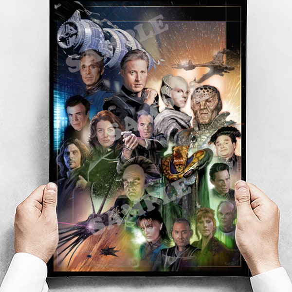 Babylon 5 poster A3