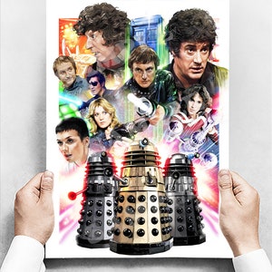 Blake meets the Doctor poster A3