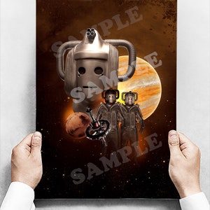 Póster A3 de Doctor Who: La venganza de los Cybermen