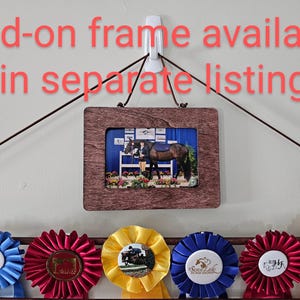 Horse Show Ribbon Display Rack | Equestrian Rosette Holder | Wall ...