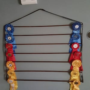 Upscale High Capacity Horse Show Ribbon Display Holder | Holds 75+ Ribbons