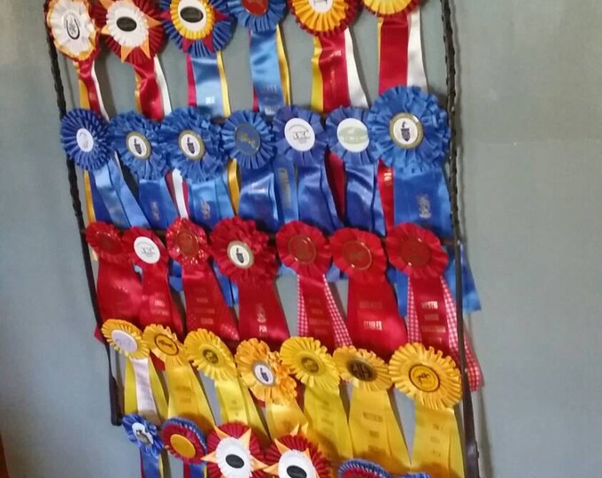Horse Show Equestrian Ribbon Holder Display Rack - Made With Upcycled ...
