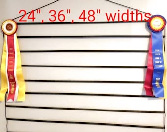 Dog Show Ribbon Display Rack: High Capacity Award Holder (36" or 48" Wide)