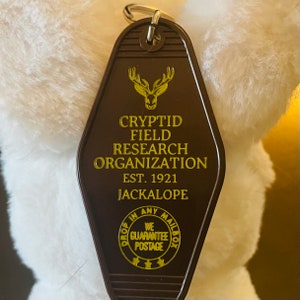 Cryptid Field Research Org. (Jackalope) Key Fob