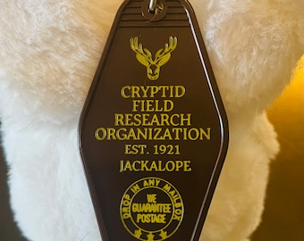 Cryptid Field Research Org. (Jackalope) Key Fob