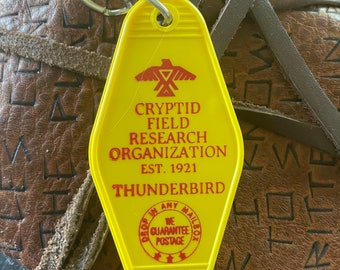 Cryptid Field Research Org. (Thunderbird) Key Fob