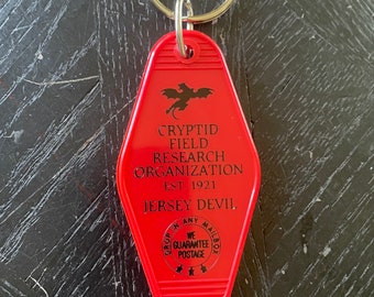 Cryptid Field Research Org. (Jersey Devil) Key Fob