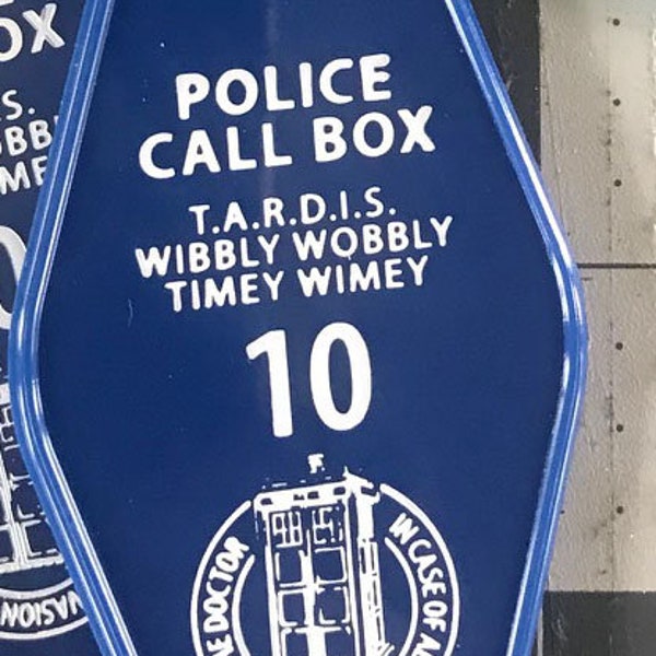 Police Call Box Fob