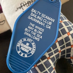 Salty Seamen Sailing Club Fob