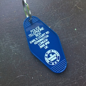 Police Telephone Box Key Fob