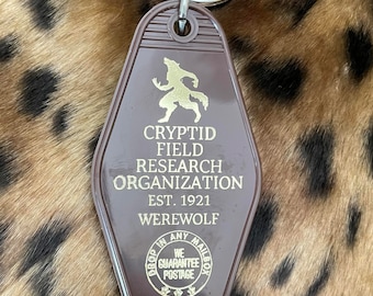 Cryptid Field Research Org. (Werewolf) Key Fob