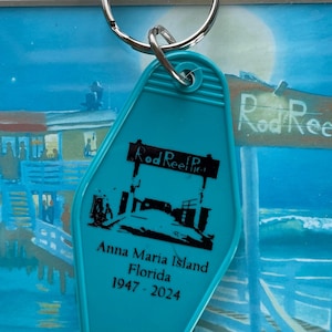 Rod n Reel Pier, Anna Maria Island FL Schlüsselanhänger