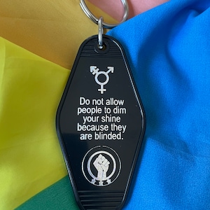 Trans Pride Motel Key Fob