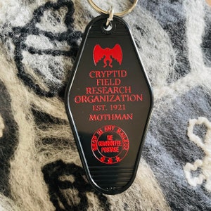 Cryptid Field Research Org. (Mothman) Key Fob