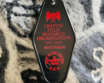 Cryptid Field Research Org. (Mothman) Key Fob