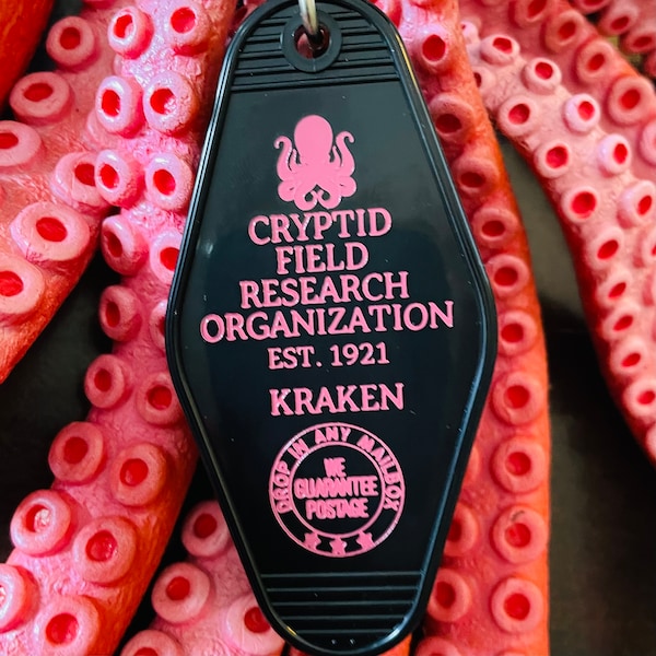 Cryptid Field Research Org. (Kraken) Key Fob