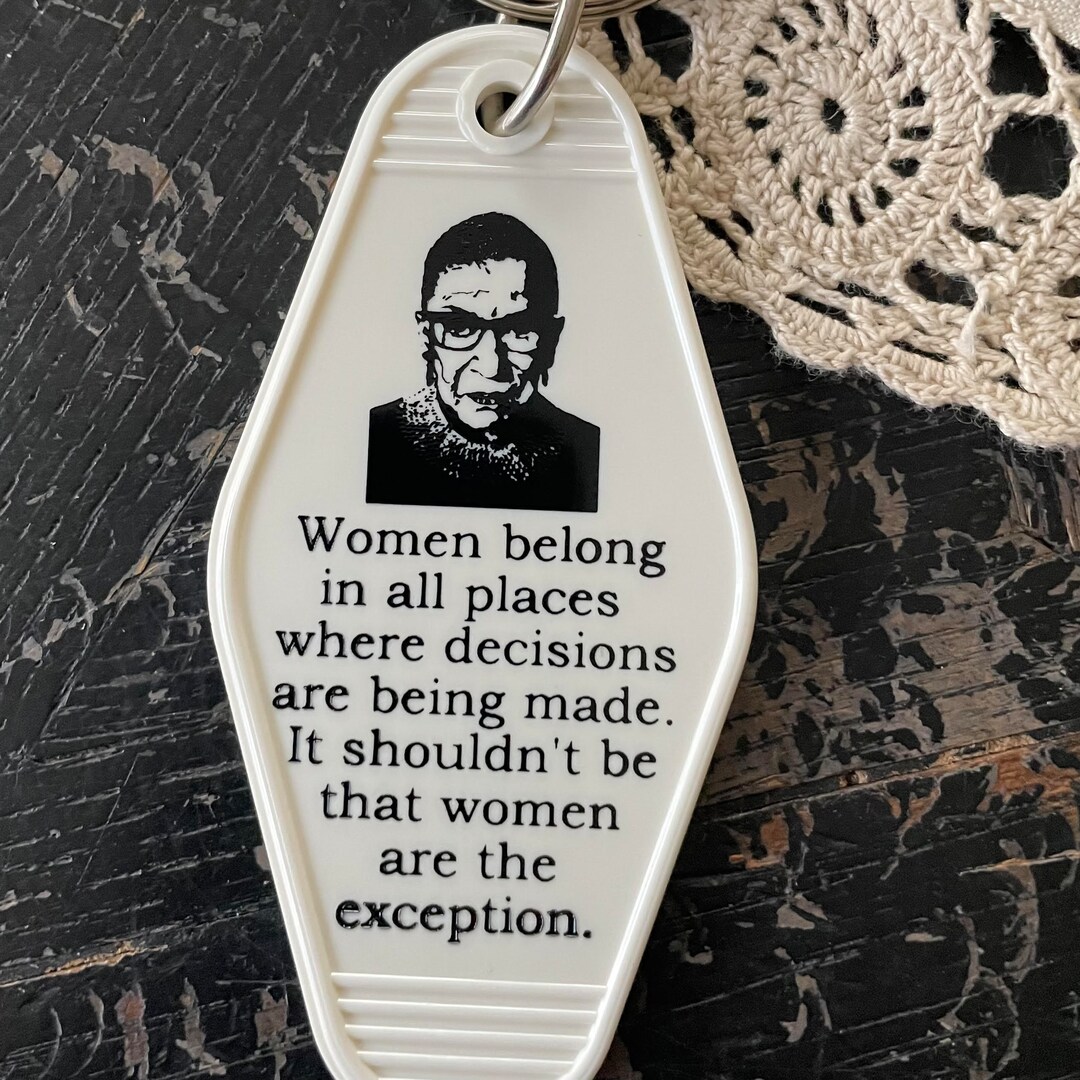 Ruth Bader Ginsberg Key Fob - Etsy