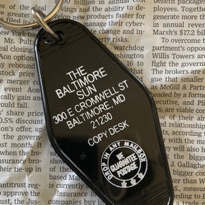 Newspaper Key Fobs
