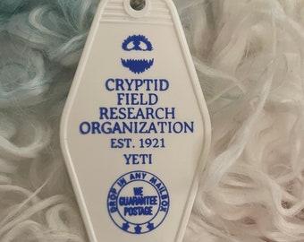 Cryptid Field Research Org. (Yeti) Key Fob