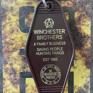 Demon Fighting Brothers Key Fobs