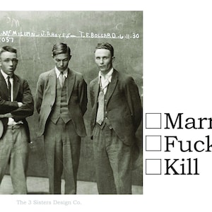 Big House Sticker, Trouwen, F & k, Kill