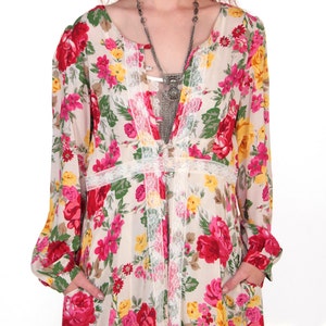 White Floral Lace Duster Jacket/ROSEY Duster/ Fishtail