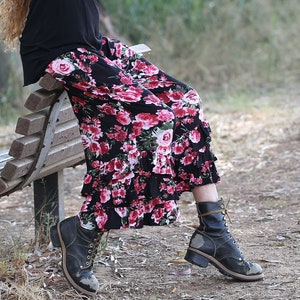 Black Rose Floral Bloomer PantalOOnies