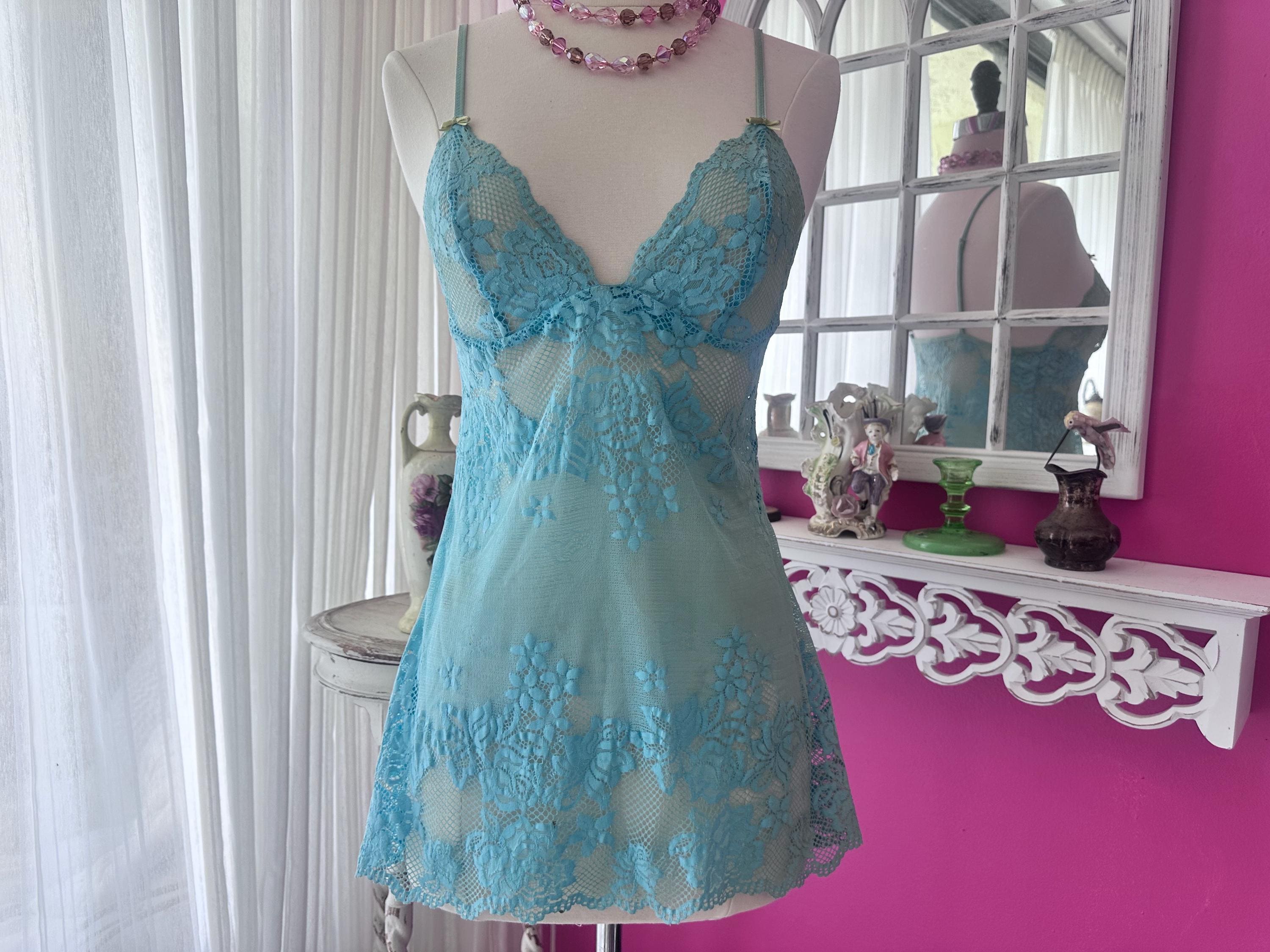 blue dress for baby girl EARLY Y2k VINTAGE “MARIA” SLIP DRESS IN BLUE PLAID main image 0