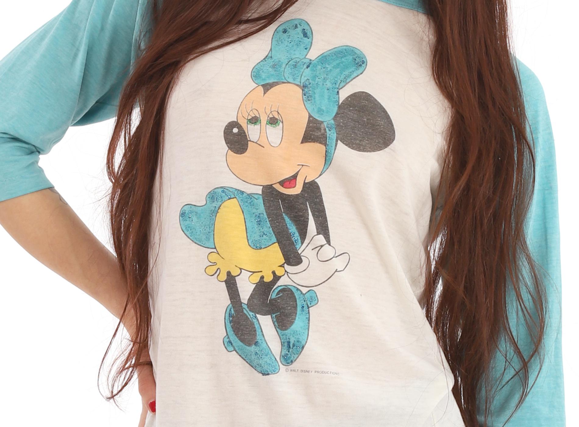 70年代ヴィンテージミニーマウスTシャツ - Etsy 日本